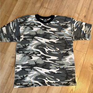Rothco Black and Gray Camouflage Tee